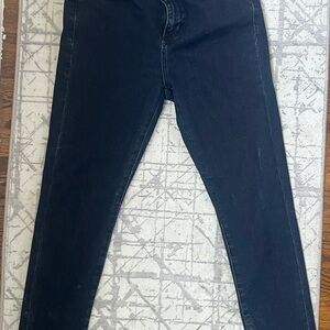 NEW WITHOUT TAGS Banana Republic Dark Blue High Rise Skinny Ankle Jeans 28P